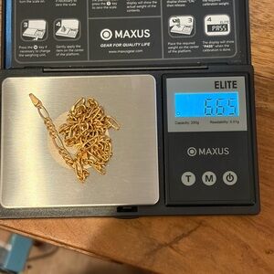 14 kt gold Chain Necklace 18”